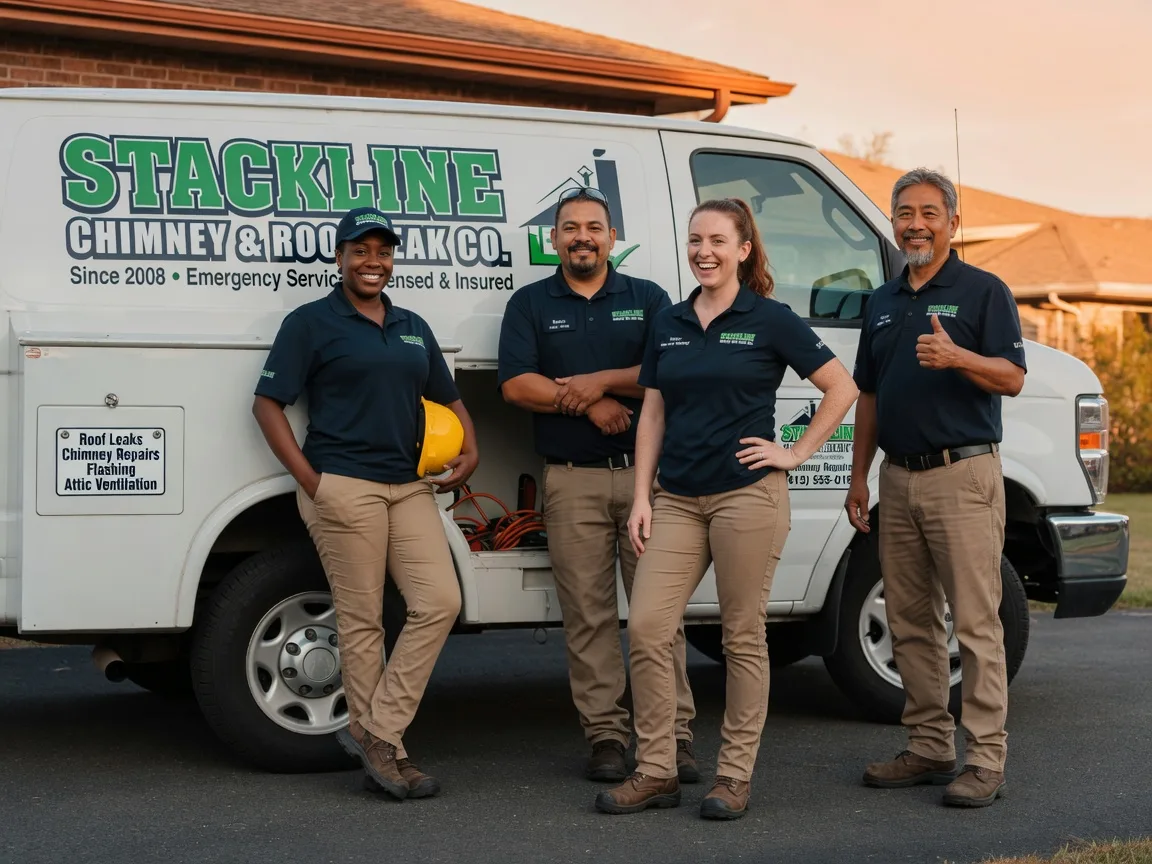 Chimney flashing repair company in North Carrollton, MS